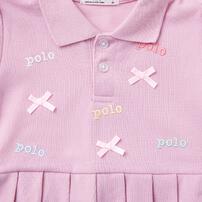 POLO BCS 半袖ロンパース ワンピース風 ピンク&times;70cm ベビーザらス限定
