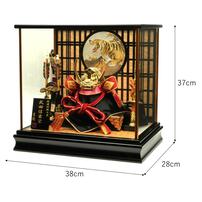 【五月人形】兜ケース飾り「武田信玄彫金格子」（538112）トイザらス・ベビーザらス限定【メーカー直送】