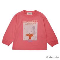 ミッフィーフォトプリント長袖Tシャツ ダークピンク&times;90cm ベビーザらス限定