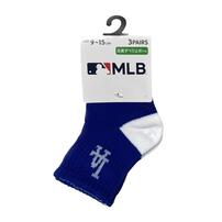 MLB 3足組ソックス(ブルー×9-15cm)