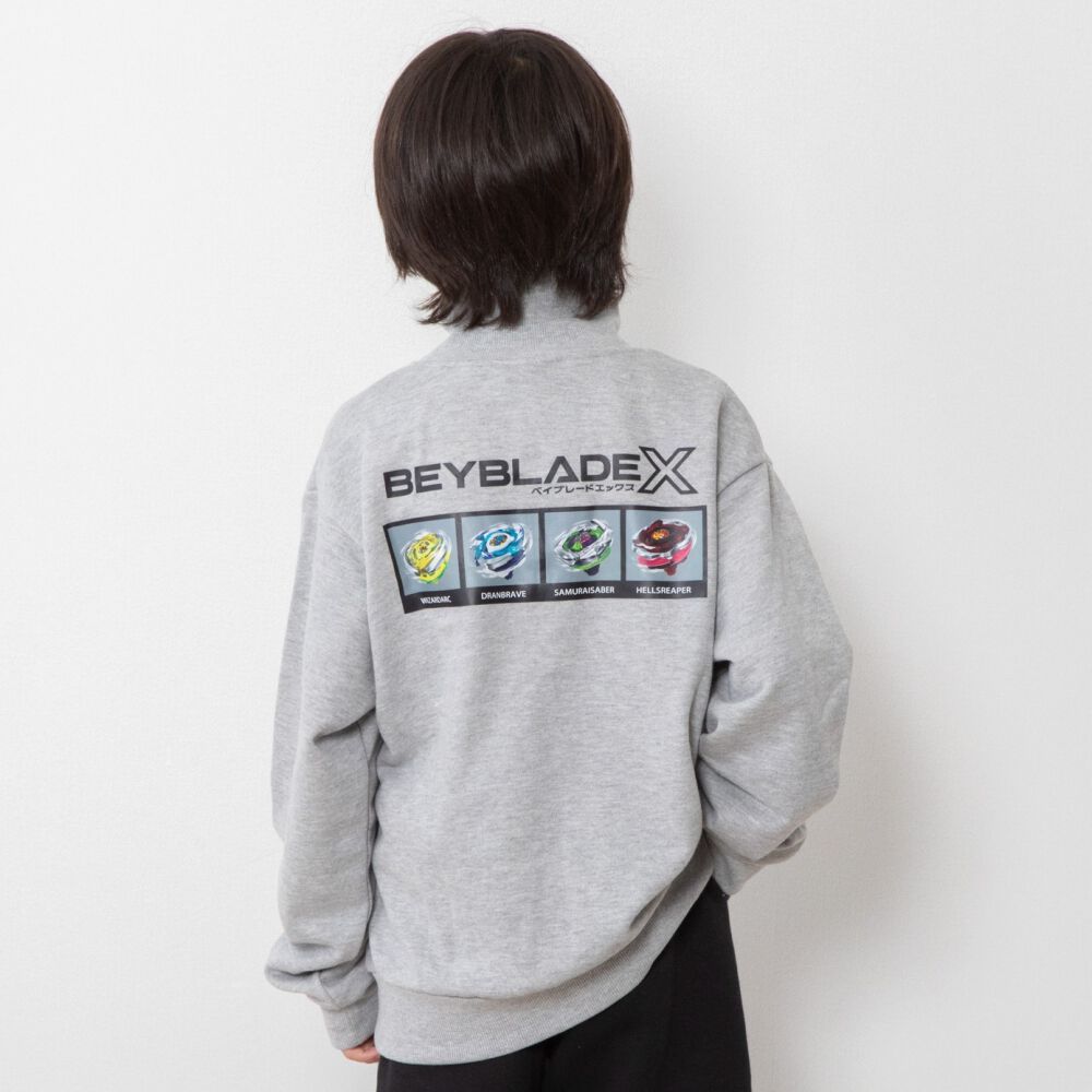 BEYBLADE X 長袖トレーナー ハーフジップ ベイブレード エックス