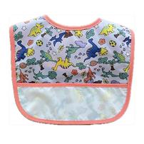 dear BABY ディアベビー ポケット付きお食事エプロン ミニミニ 恐竜 日本製(70-90) ベビーザらス限定【色ランダム】