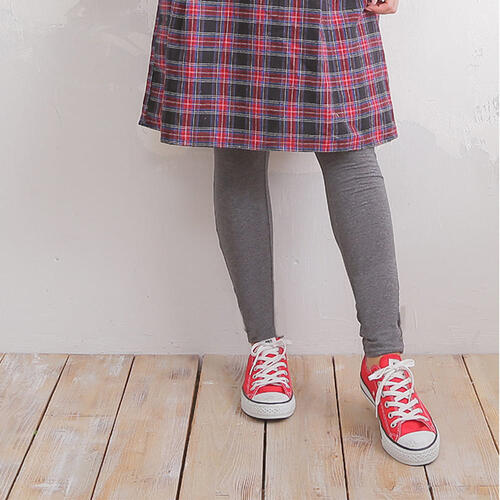 らくちんパンツ 10分丈（グレー×M）