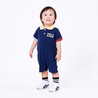 POLO BCS 配色半袖カバーオール ネイビー&times;80cm ベビーザらス限定 赤ちゃん 出産準備 出産祝い ベビー服 子供服