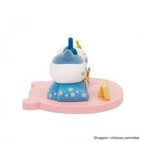 ちいかわ＆ハチワレ ミニ雛人形（142034）お雛さま 親王飾り コンパクト キャラクター かわいい【メーカー直送】