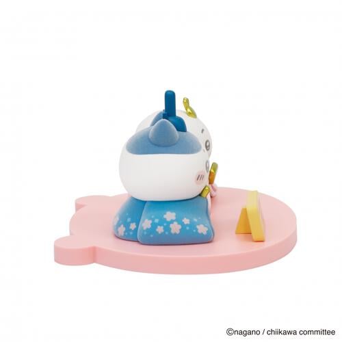 ちいかわ＆ハチワレ ミニ雛人形（142034）お雛さま 親王飾り コンパクト キャラクター かわいい【メーカー直送】