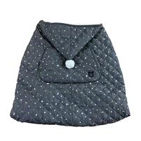 抱っこ紐ケープ 中綿 キルト 月星 チャコール×FREE ベビーザらス限定