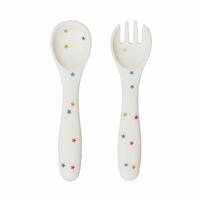 dear BABY ディアベビー ビーズ入りスプーン・フォーク ベビーザらス限定