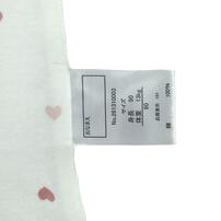 2枚組抗菌半袖シャツ肌着フライス うさぎ&times;ハート ピンク&times;95cm ベビーザらス限定