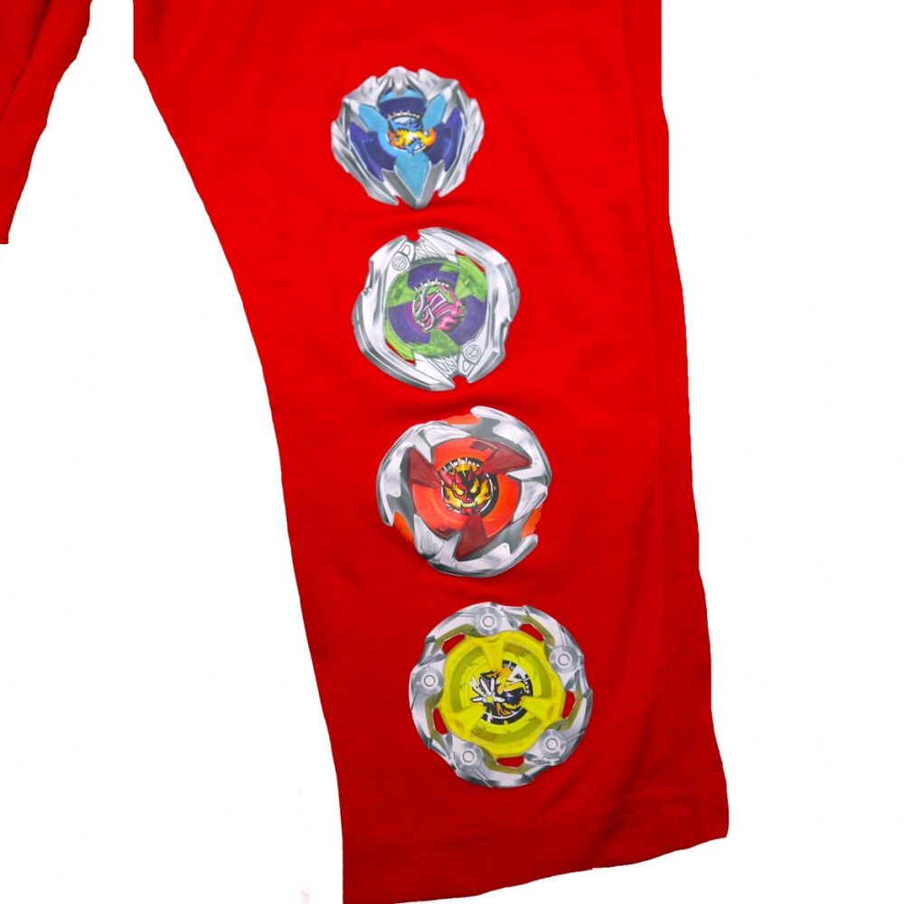 BEYBLADE X ベイブレードエックス 半袖パジャマ ロゴプリント ブラック