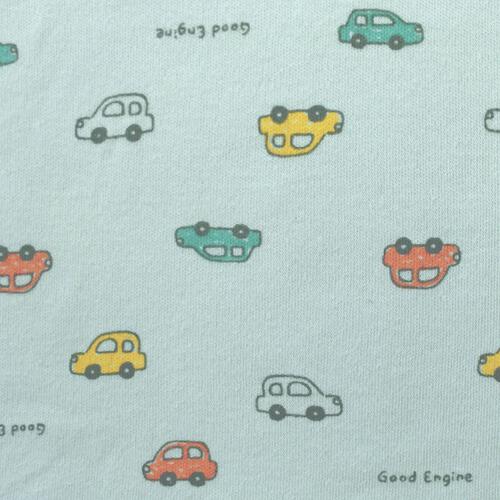 長袖シャツ肌着2枚組 スムス 車(グレー&times;90cm)