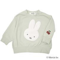 ミッフィーファーアップリケトレーナー ライトパステル×95cm ベビーザらス限定