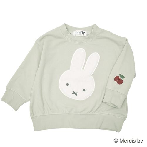 ミッフィーファーアップリケトレーナー ライトパステル×95cm ベビーザらス限定