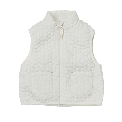 RAT-A-TATR ベスト デイジー柄キルト ホワイト×100cm ベビーザらス限定