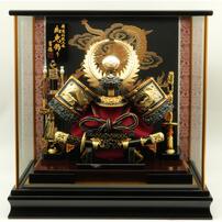 【五月人形】兜ケース飾り「徳川家康金彩龍」（538111）トイザらス・ベビーザらス限定【メーカー直送】