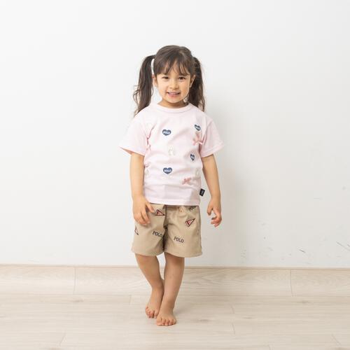POLO BCS ウサギ柄Ｔシャツ ピンク&times;110cm ベビーザらス限定