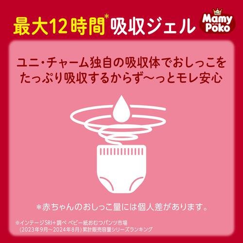 マミーポコ パンツ ドラえもん オムツ ビッグ（12～22kg）36枚  【ユニ・チャーム パンツタイプ おむつ】【お一人様4点限り】