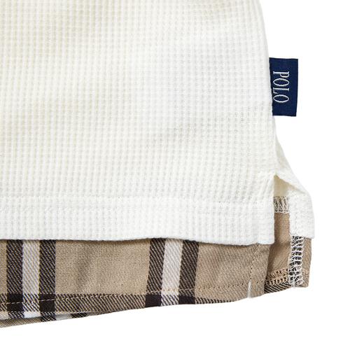 POLO BCS レイヤード風半袖Ｔシャツ オフホワイト&times;90cm  ベビーザらス限定