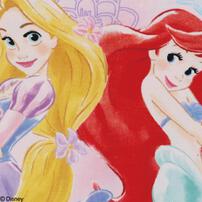 Disney ディズニープリンセス トゥインクルフラワー 80丈巻きタオル