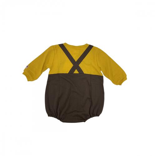 MLB サロッペットドッキングボディスーツ パドレス イエロー×80cm ベビーザらス限定