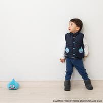 ドラクエベビー＆キッズ ベスト(ネイビー×約80cm)