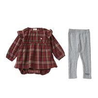 POLO BCS レギンス付フリルロンパース レッド×70cm ベビーザらス限定