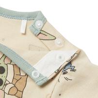 Disney ディズニー スターウォーズ 半袖ボディスーツ 総柄 グローグー ベージュ&times;80cm ベビーザらス限定 赤ちゃん 出産準備 出産祝い ベビー服 子供服