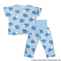 ドラクエベビー＆キッズ メッシュパジャマ スライムぴぴぴ ブルー&times;100cm