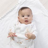 SNOOPY スヌーピー 新生児2WAYドレス 長袖 ダブルガーゼ ベビーザらス限定