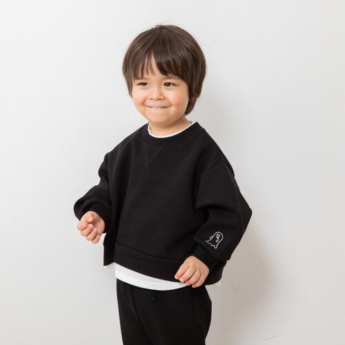 【Babies&ldquo;R&rdquo;Us&times;】機能性おばけ ドライスウェット トレーナー ブラック&times;80cm