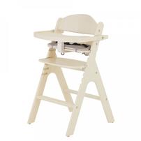 KATOJI カトージ 木製ハイチェアスワルン (プチバニラ) 子供用椅子 室内家具 7ヵ月頃～5歳頃対応