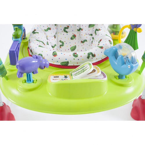 日本育児 はらぺこあおむし アクティビティジャンパー 室内遊具 ジャンプ遊び メロディ＆ライトアップ 高さ3段階調節 6カ月～11kg頃対応