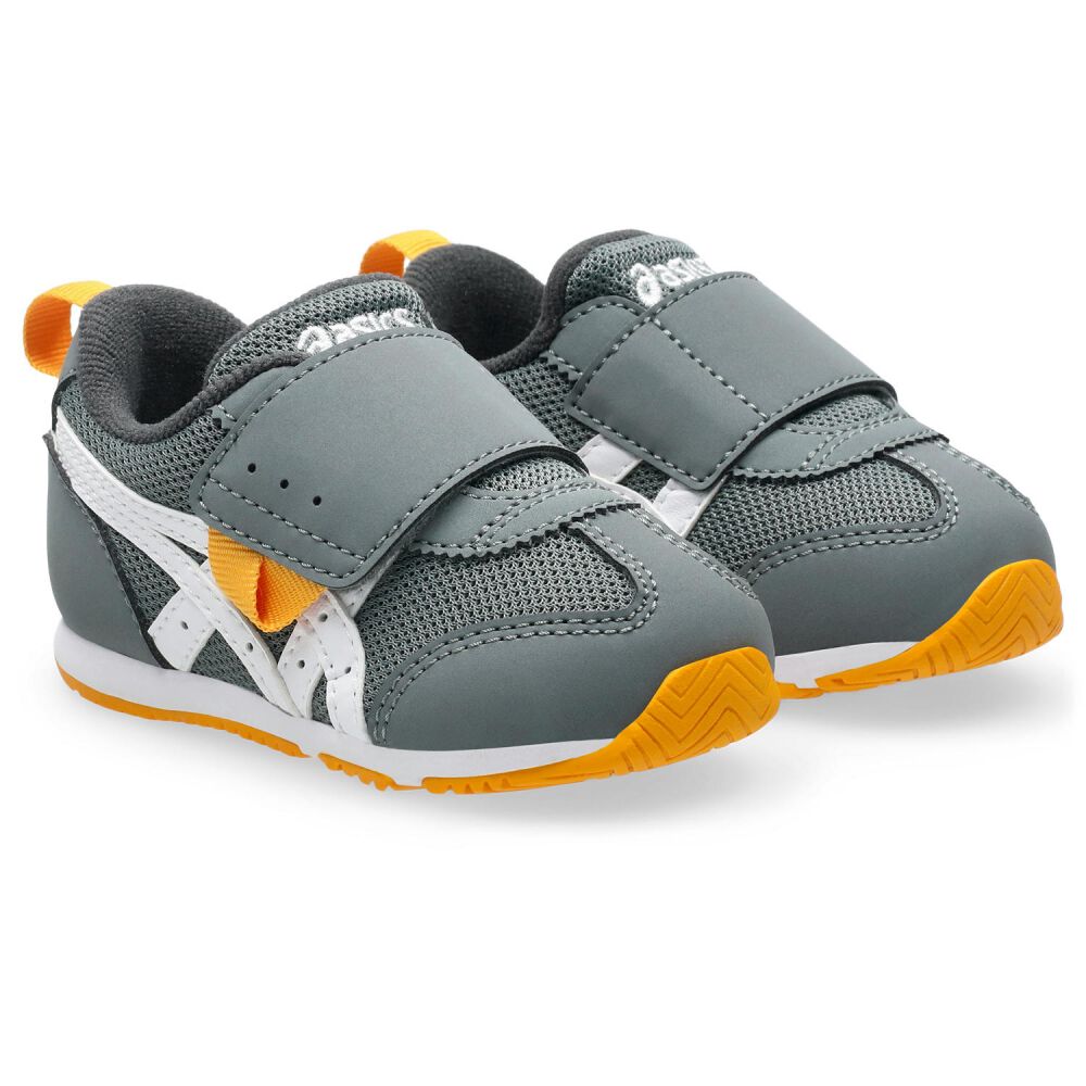 アシックス スクスク アイダホベビー KT-ES 5ダークグレーxホワイト