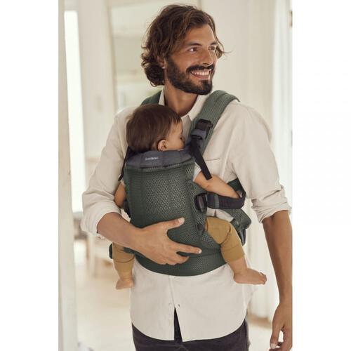 BabyBjorn ベビービョルン ベビーキャリア HARMONY ダークグリーン 抱っこ紐 最上級モデル 対面抱っこ 対面抱っこ 前向き抱っこ おんぶ 3Dメッシュ素材 簡単装着 新生児～15.0kg メーカー直送品