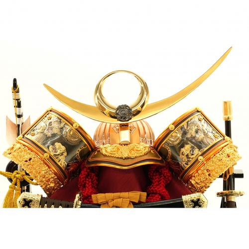 【五月人形】兜飾り ケース飾り「上杉謙信六角アクリル」（538370）コンパクト 男の子 トイザらス・ベビーザらス限定【メーカー直送】