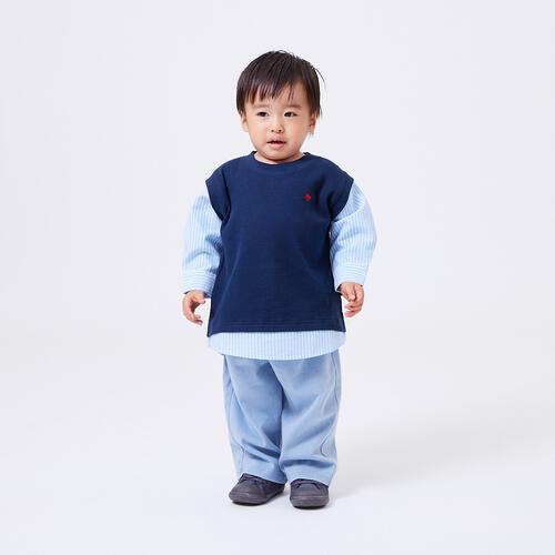 POLO BCS シャツベスト ネイビー&times;90cm ベビーザらス限定