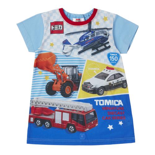 TOMICA トミカ ナイトドレス サックス&times;100cm