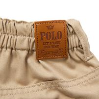 POLO BCS ロゴクマ総柄ハーフパンツ ベージュ&times;120cm ベビーザらス限定