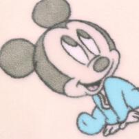 Disney プレミアムひざ掛け毛布 ベビーミッキー クリーム 70×100cm