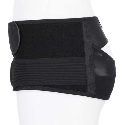 守って締める ふわキュット産後の骨盤ベルト 帝王切開対応 (ブラック×M)