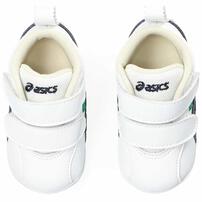 アシックス スクスク アミュレファースト SL(ホワイト／ネイビー×12.5cm)