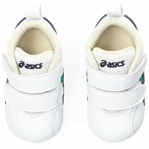 アシックス スクスク アミュレファースト SL(ホワイト／ネイビー×12.5cm)