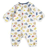 長袖ロンパス スタイツキ ニットキルト おでん ブルー×60-70cmベビーザらス限定