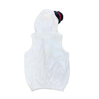 クリスマス スノーマンフード付きスモック  コスチューム キッズ ベビー サンタクロース コスチューム 子供 衣装 ホワイト×80-90cm ベビーザらス限定