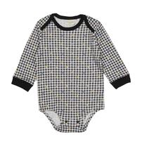 【FirstCloset×mioさん】 長袖ボディスーツ レギンス付き スムス ブラック×70-80cm ベビーザらス限定