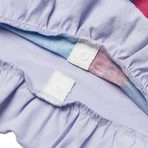 Disney ディズニー アナと雪の女王 ナイトドレス  フリル付き パープル&times;110cm