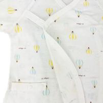 コンビ肌着 熊×気球柄 2枚組(ホワイト×50-70cm) ベビーザらス限定