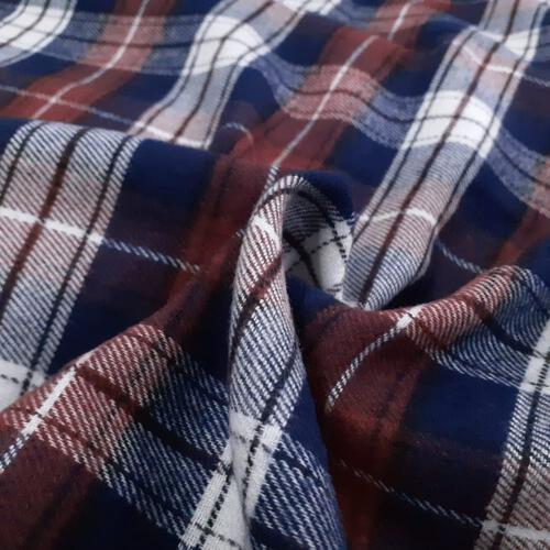 POLOBCS 長袖テーラーパジャマ フランネル チェック柄 ベア刺繍