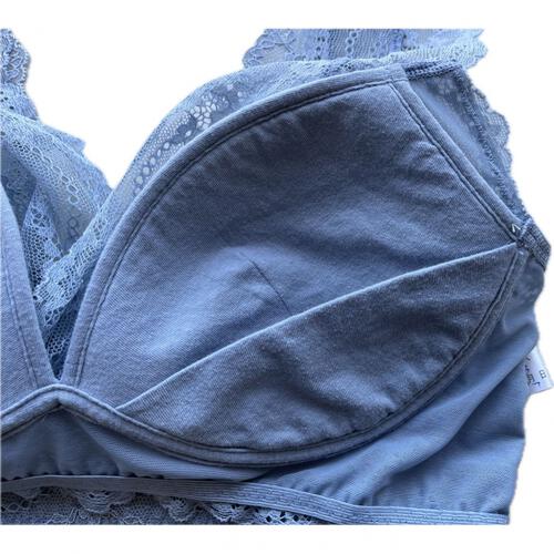 Petit Jouet for maternity プティジュエット マタニティブラトップ ストレッチレース  チャコール Lサイズ