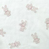 袖無し前開きロンパース肌着 2枚組 クール うさぎ(ピンク&times;70cm) ベビーザらス限定